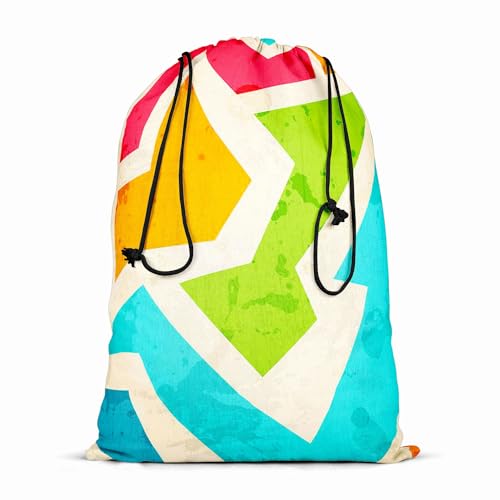 Image of ArtzFolio Geometric D1 | Reusable Sack Bag | Bag for Gym, Storage, Vegetable & Travel