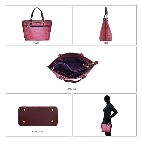 Image of Anuschka Women's Original Hand-Painted Genuine Leather Medium Tote