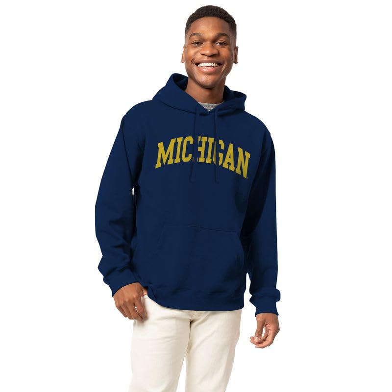 Barnesmith Hooded Sweatshirt for College, Classic Logo, Cotton/Poly Blend, Adult Unisex2