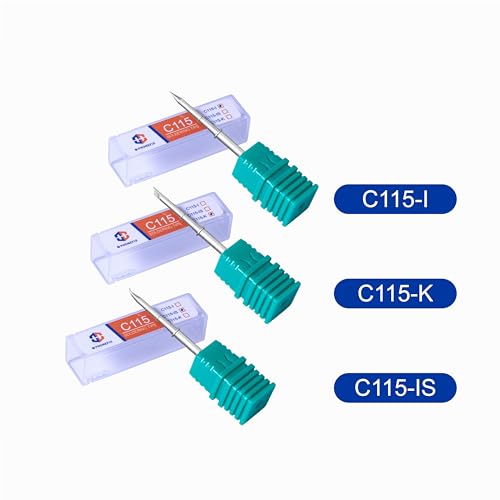 Image of Universal C115-I /IS /K Soldering Iron Tips, Pointed /Curved /Knife Cartridges, Suitable for NT115 Handle, For JBC /GVM /OSS /Aixun Soldering Station Replacement Welding Tip Head (C115-K)