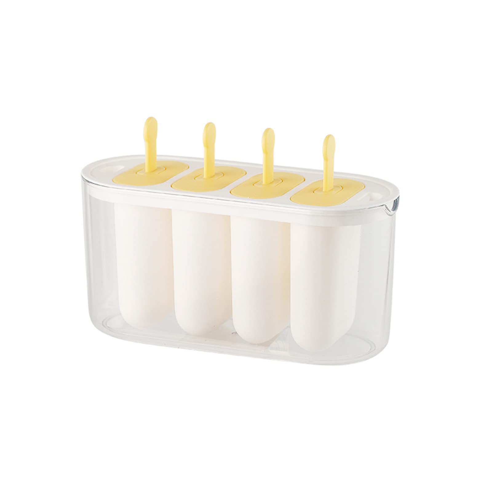 LiRRvb Homemade Popsicles Mold for Kid Snow Mountain Shape with Drip-Guards Holder Teething Popsicles for Toddler Molds