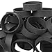 AIWOQI Rubber Bands Size#82 Black 65 Pieces Heavy Duty Wide Industrial Strong Elastic Rubber Bands for Office Supplies Survival Camping Biking Fishing Tactical