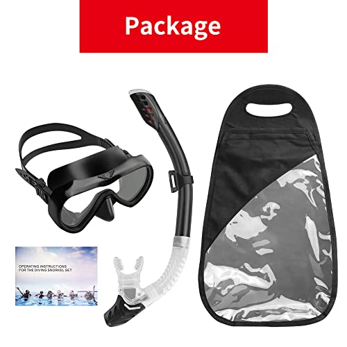 Swimstars Snorkel Set, Anti-Fog Diving Mask, Comfortable Adult Scuba Mask With Tempered Glass, Men's And Women's Snorkeling Gear #TOP5