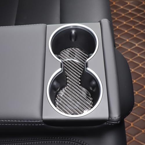 Cubierta para portavasos trasero compatible Tesla Model 3 miniatura 7