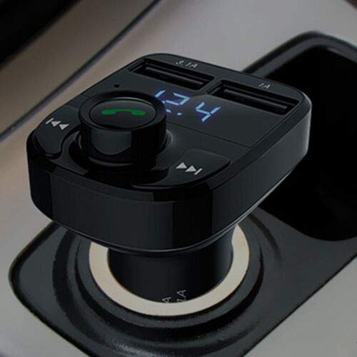 FidgetGear FM Transmitter LCD MP3 Player USB Charger for Car Bluetooth