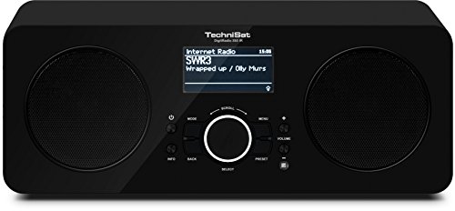 TechniSat DigitRadio 350 IR - Netzwerkfähiges Stereo-Digitalradio zum Empfang von DAB+, UKW und Internetradio schwarz