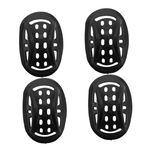 PLAFOPE 4pcs Helmet Chin Guard Helmet Chin Pad Chin Guards Chin Cup Black