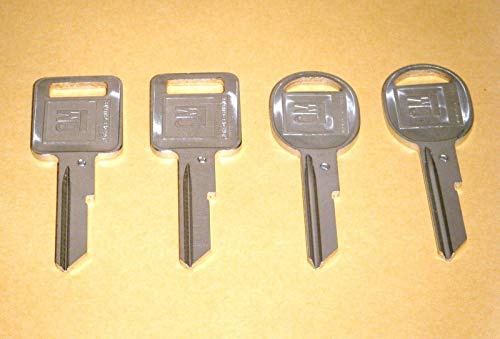 14632 - Unable to Remove Ignition Key - 2003-2011 Chevrolet Pontiac Saturn 5 Four Keys For CORVETTE CAMARO NOVA CHEVELLE 1972 1976 1980 1987 OEM KEY GM BLANKS C D KEYS 2 SETS
