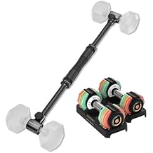 Pair 12.5lbs Adjustable Dumbbells Set with Flexibell Dumbbell Converter