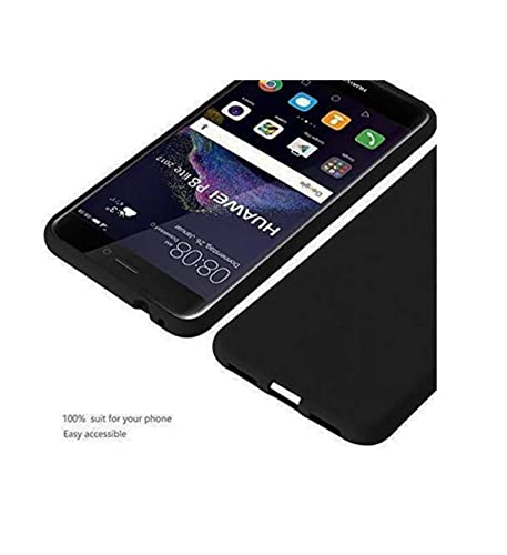 Image of Mobile Back Cover Case for Honor P8 Lite (Silicone Case|CameraProtection|Black SC1510)
