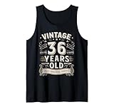 Photo Gallery vintage legend 36 years old limited edition men women bday canotta Photo Gallery vintage legend 36 years old limited edition men women bday canotta