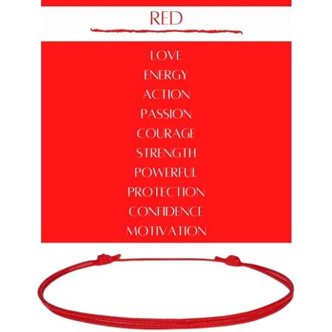 Luck String - Red Cord Bracelet for Protection and Good Fortune, Kabbalah, Adjustable for Men and Women, Amulet Gift Cover