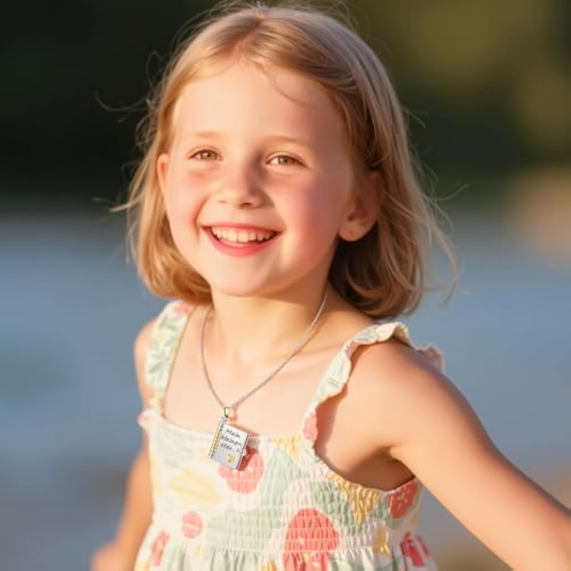 Daughter Heart Pendant Necklace, Gift for Her