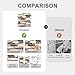 Tretizl 10 Sheets Peel and Stick Backsplash, Peel and Stick Tiles, Marble Look Wall Tiles Backsplash for Kitchen and Bathroom, Livingroom, 12