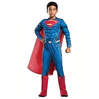 DC Justice League: Superman Costume for Kids by Rubies, Boy's Medium