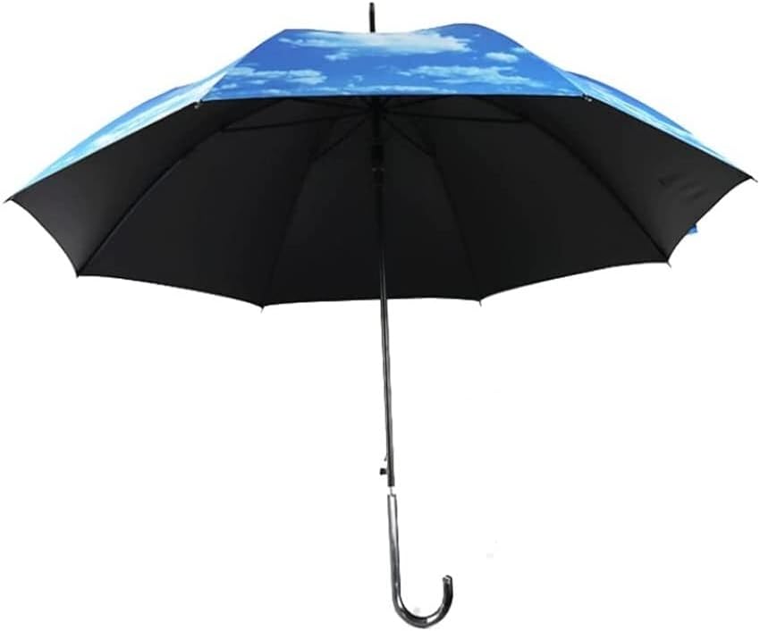 Windproof Umbrella Strong Umbrellas Large Auto Open Umbrella Windproof Stick Umbrella For Sun And Rain Stick Umbrellas Umbrellas for Rain (Color : A, Size : 41inch)