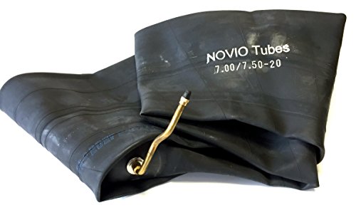 Schlauch 7.00/7.50-20 mit Winkelventil V3-06-3 für Baumaschinen, LKW-Reifen Anhänger, Traktor, Schlepper, Trecker, AS, TOP Luftschlauch in Erstausrüster-Qualität mit Metallventil, hohe Lebensdauer