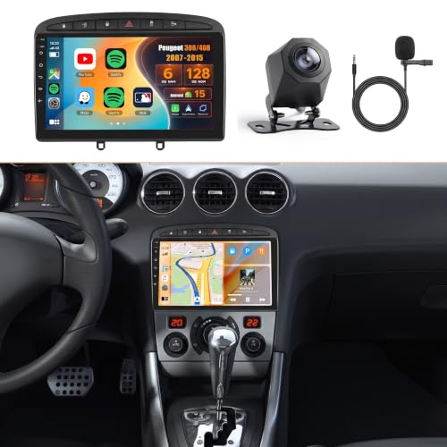 Inefala 4G + 128G Android 15 radio samochodowe do Peugeot 308 408 2007-2015, 9