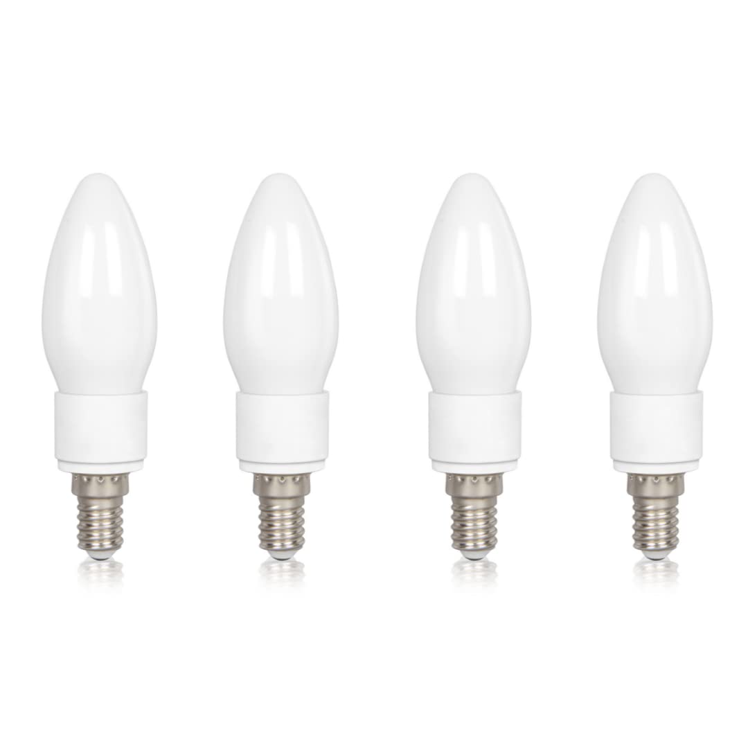 PHILIPS Ace Saver 2.7W E14 LED Glass Candle Bulb | Candle Bulb for Home Decoration | Cool White, Pack of 4 (B09XQM6M3L) Amazon Price History, Amazon Price Tracker