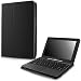 Infiland ASUS Transformer Book T100TAM / T100 / T100TA-C1-GR / T100TAF-B1-BF Window 8.1 Tablet 10.1-Inch Folio PU Leather Stand Keyboard Case Cover (ASUS Transformer Book T100 / T100TA-C1-GR, Black)