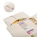Teamoy Knitting Needles Holder Case(up to 11 Inches), Rolling Organizer for Straight and Circular Knitting Needles, Crochet Hooks and Accessories, Sheep - NO Accessories Included