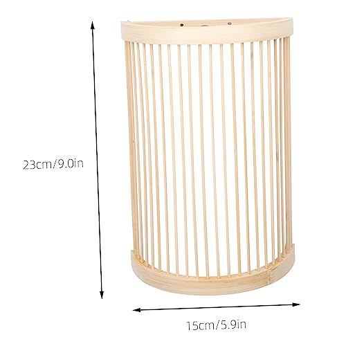 Lámpara de pared de bambú OSALADI para iluminar pasillos oscuros con facilidad 2