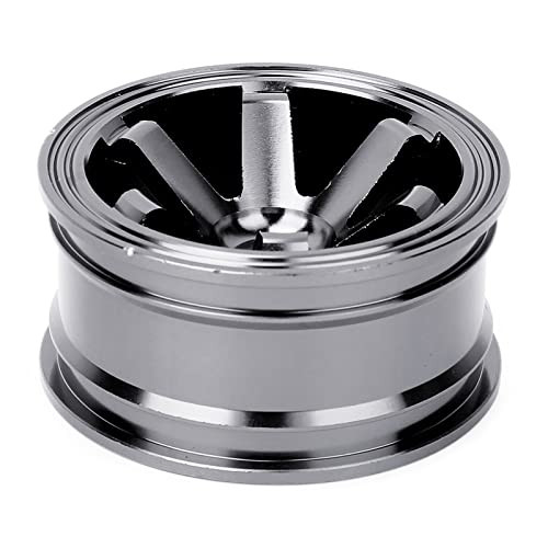 Atualize seu jogo de controle remoto com cubo de roda de metal de 4 peças, rodas de liga de alumínio