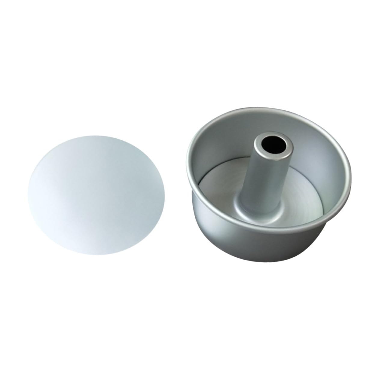 Moldes de Repostería Huecos de Aluminio para Bizcochos Redondos con Fondo Desmontable Diseño DIY para Horno Fácil Desmoldar y Limpiar