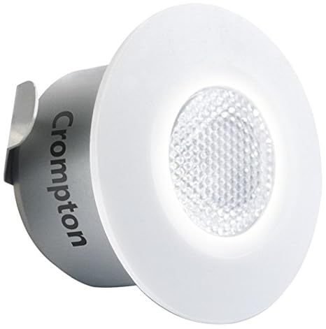 Crompton Star Domestic Recessed 2-Watt LED Spot Light (Cool Day Light, Round)
