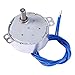 Electric Synchron Motor Synchronous Synchron Motor Turntable Motor Cup Turner Motor 110V 100-127VAC 50/60Hz 4W 2.5-3RPM/MIN CCW/CW Direction for Hand-Made,School Project,Model or Guide (8PCS/2.5-3RPM)
