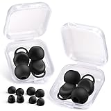 🔄【Lavable y Reutilizable】Los tapones para los oídos de silicona tienen una larga vida útil y favorecen el reciclaje. Se pueden volver a utilizar después de limpiarlos con una toallita húmeda y enjuagar con agua limpia. Son ecológicos e higiénicos.