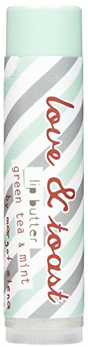 LOVE&TOAST Green Tea Mint Lip Butter, 0.15 OZ