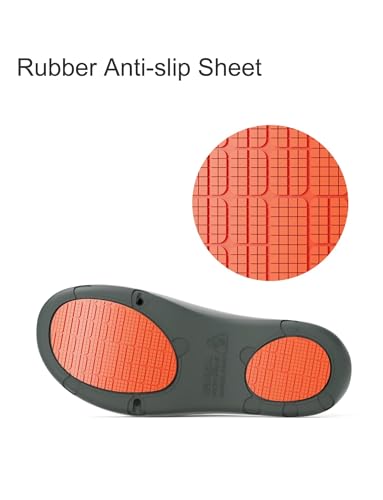 Image of KENROLL KW211 Non Slip Shower Slides, Thin Flat EVA Slippers | 7 drainage holes (5 side+2 bottom), rubber anti-slip patches, lightweight, for pool beach dorm gym, unisex, barefoot feel
