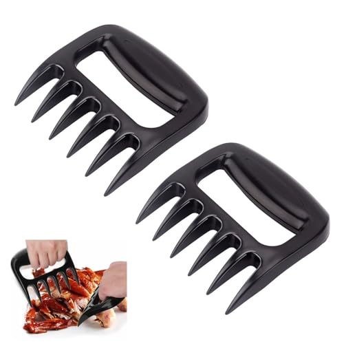 Meat Shredder Claws, Pulled Pork Meat Shredder Shredding Forks BBQ Claws,Not Easy to Corrode,High Temperature Resistance (ABS-Plastic)