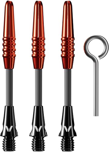 Viper Carbon Fiber High Performance Ultra-Light Dart Shafts Set of 3 InBetween Red