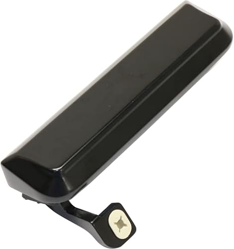 Miniatura 9 de KarParts360 Para Ford Mustang 1979-1993 - Manija de puerta exterior delantera, lado del conductor, color negro liso, ribete todos los submodelos