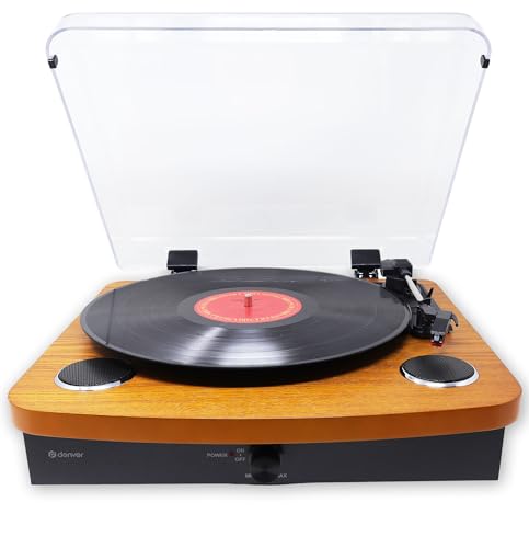 Tourne-disque vinyle Denver tout-en-un pour écouter et numériser vos vieux disques