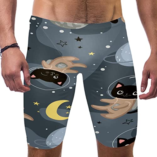 Jammers de natación de secado rápido con casco de astronauta gris XL