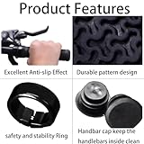 MOLHEM Bike Handlebar Grips - Non-Slip Mountain/BMX/Scooter Grips, Soft Rubber for Secure Grip, Includes 2 Allen Wrenches (MTB, Road Bikes) - Image 5