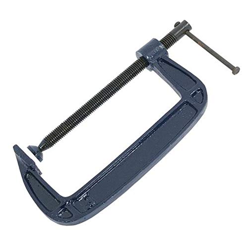 Image of Neilsen CT0020 G-Clamp 6in 150mm Capacity Adjustable Screw Mechanism Clamp for Woodworking Metalworking DIY Projects