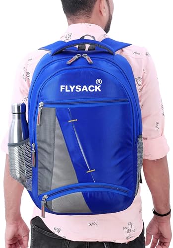 Image of 3 Compartments Large 30 L Laptop Backpack Unisex Bag Office /School /College /Business 214, Blue