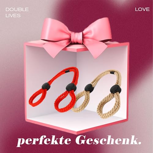 Bondageset Fessel Set Anfänger 2X Bondage Seil Sm Bondageseil Brüste Self Bondage Bettfesseln Handschellen Bettfessel Set Bdsm Bondage Seile Rope Fessel Kit für Sex Selfbondage Für Männer Frauen Paare