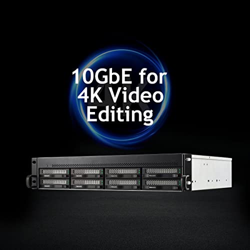 TERRAMASTER U8-450 NAS Server – Rackmount 2U 8-Bay High Speed Network Attached Storage with Atom C3558R Quad-core CPU, 8GB DDR4 Memory, Dual SFP+ 10GbE Interfaces, Dual 2.5GbE Ports (Diskless) - Image 7