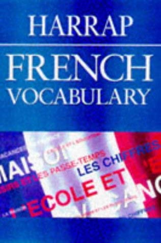 Harrap French Vocabulary (Harrap French study aids)
