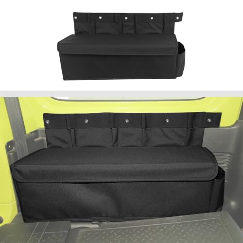 ANTC ジムニーシエラ JB64W JB74W 適用 収納ボックス 後部座席収納 ヘッドレストホルダー マルチ収納ボックス テーブル 小物入れ ひっかき防止 スペース増やし 車中泊 取り付け簡単 左右側用