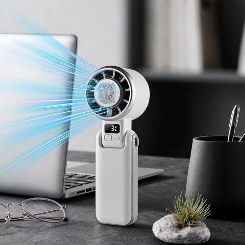 Ventilador de mano soplador portátil de 5 velocidades para el calor 3
