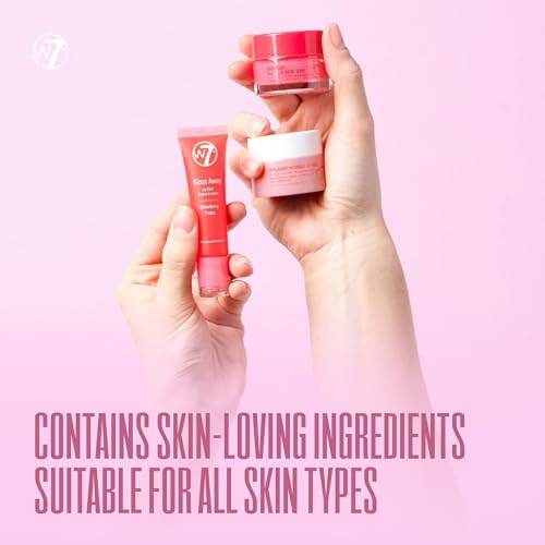 W7 AZLCS-S Sweet Dreams Lip Care Trio - 3 Piece Set - Overnight Lip Mask, Lip Balm & Lip Scrub - Strawberry thumb #3