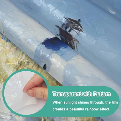Película para ventana de privacidad arcoíris 23.6 x 59 pulgadas miniatura 7