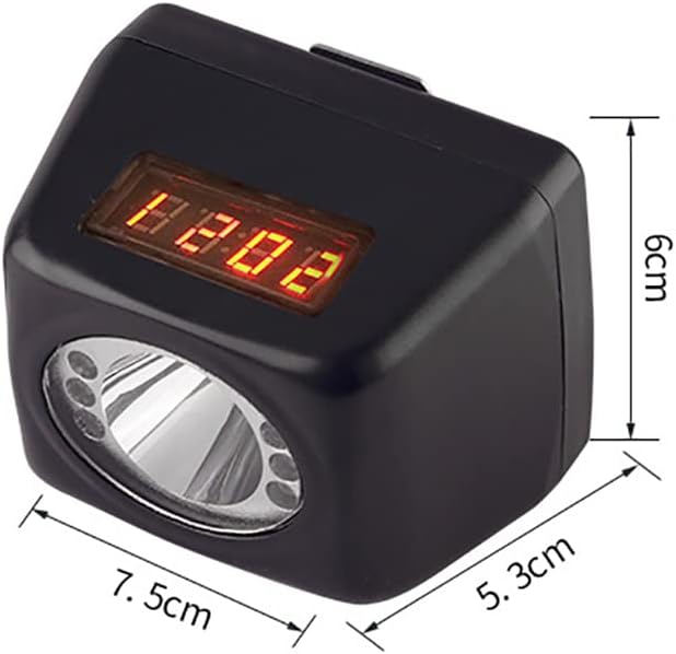 4500LM 3W Miner Lamp Explosion-Proof Digital Light LED Display Helmet Cap Lamp Headlamp Head Belt Charger Portable Lighting Outdoor