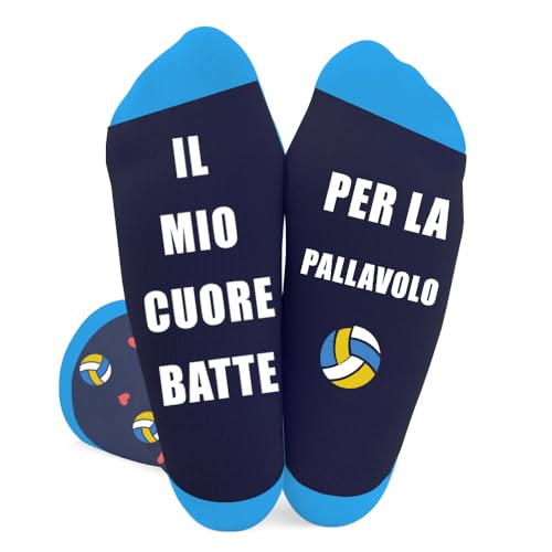 Ardusnpe Pallavolo Idee Regalo Idea Regalo Per Pallavolo Calzini Divertenti Calze Regali Per La Festa Della Mamma Festa del Papà Regalo Natale Compleanno Avvento San Valentino Per Giocatori Squadre